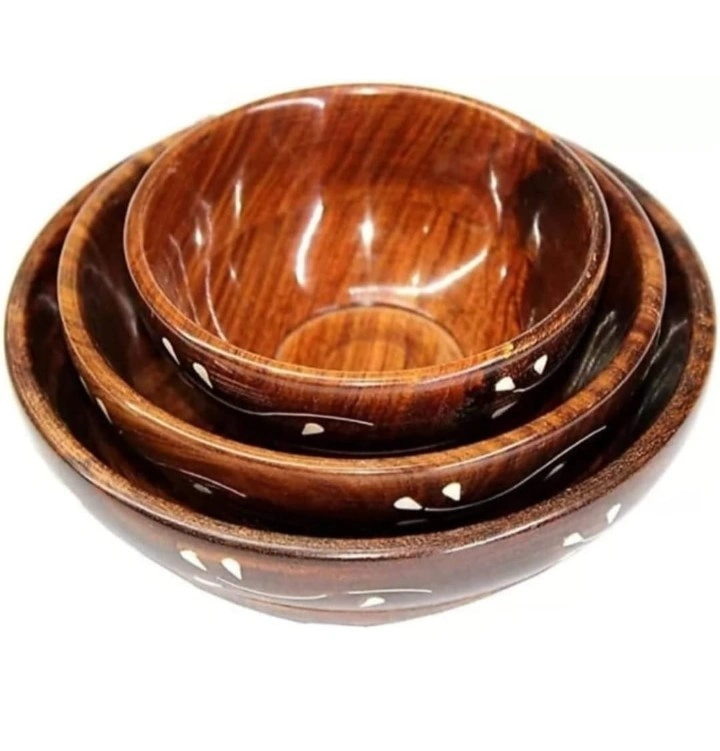 Bowl Set White Work - Image 2