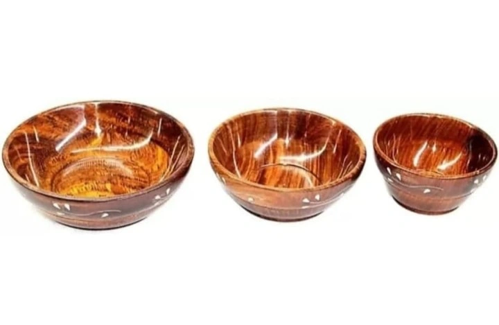 Bowl Set White Work - Image 3