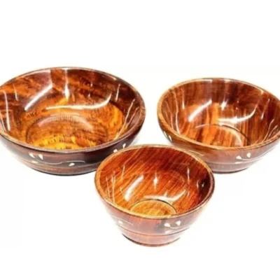 Bowl Set White Work
