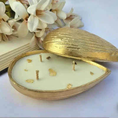 Almond Candle 6 inch