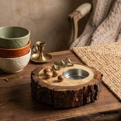 Buckle Tea Light 5 Inch