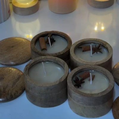 Circle Jar With Lid