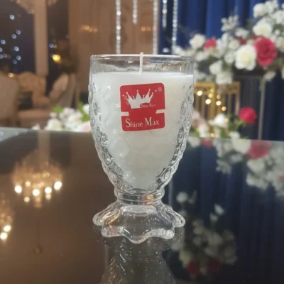 Crown Crystal Glass Jar set of 6 pcs (006)