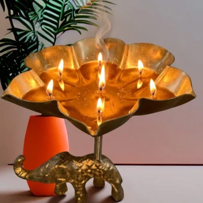 Elephant Lotus Holder