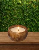 Wooden Candle Urli 3 inch