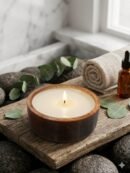 Wooden Candle Circle 4 inch