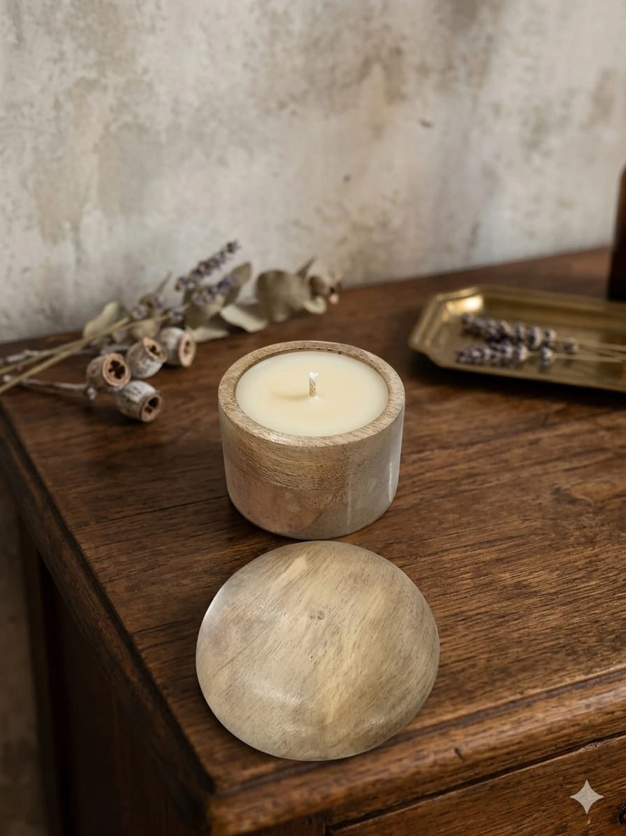 Circle Jar With Lid