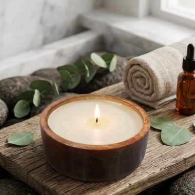Wooden Candle Circle 5 inch