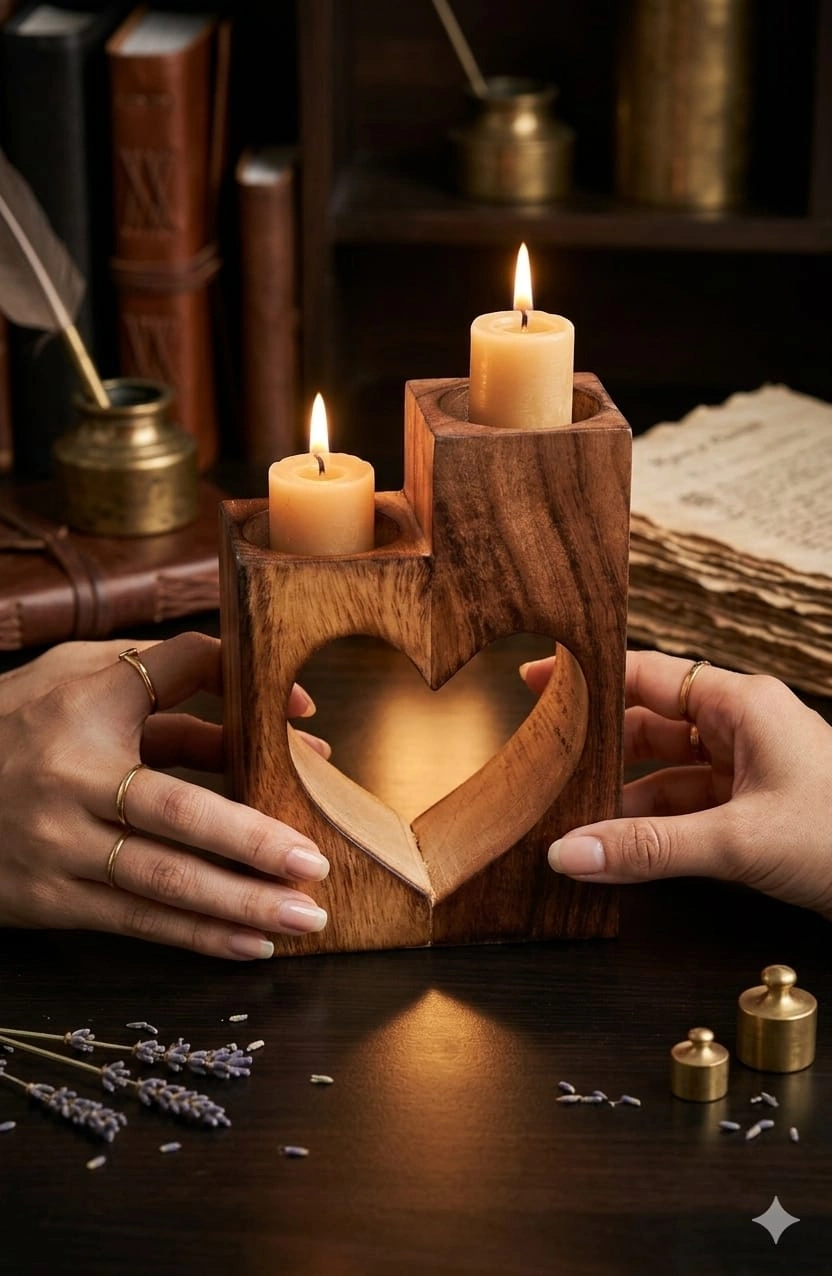 Tea Light Heart - Image 2