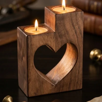 Tea Light Heart