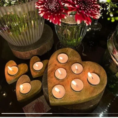 Medium Tea Light Heart
