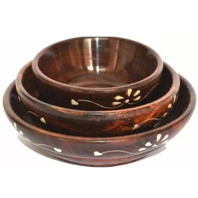 White work Bowl set of 3.4" , 5&6"