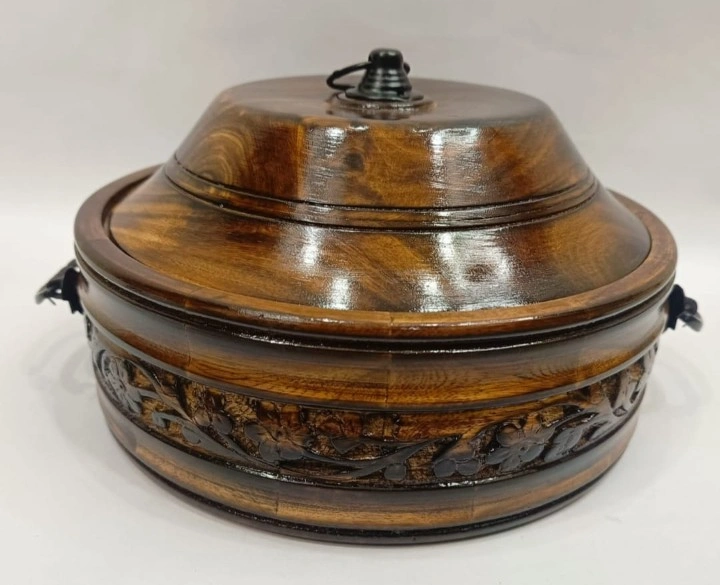 Chapati box Mango Wood - Image 3