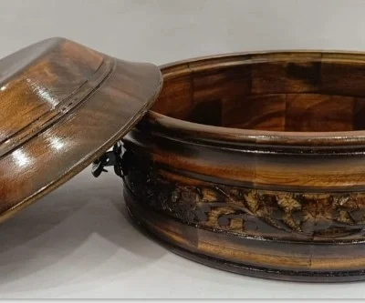 Chapati box Mango Wood