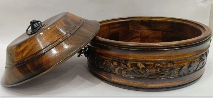 Chapati box Mango Wood