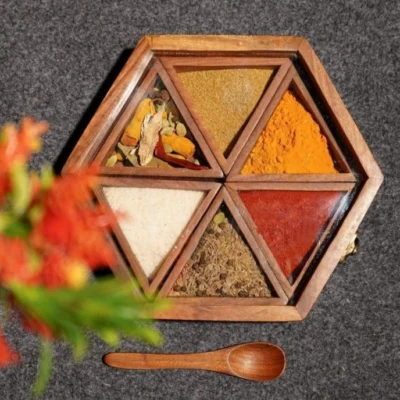 Hexagon Masala Box