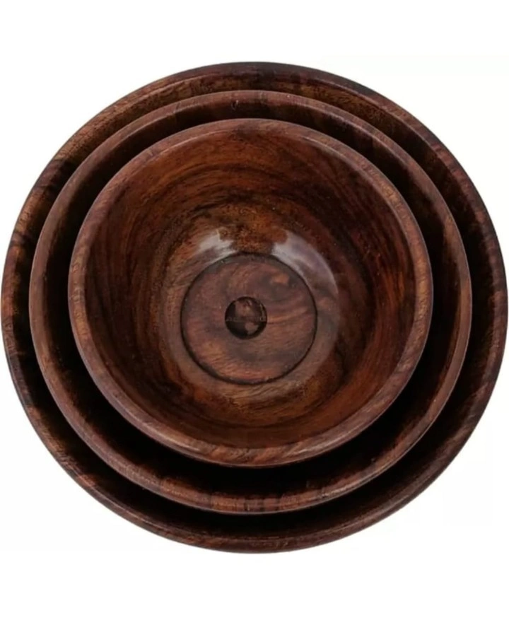 Carved Bowl Set - Image 3