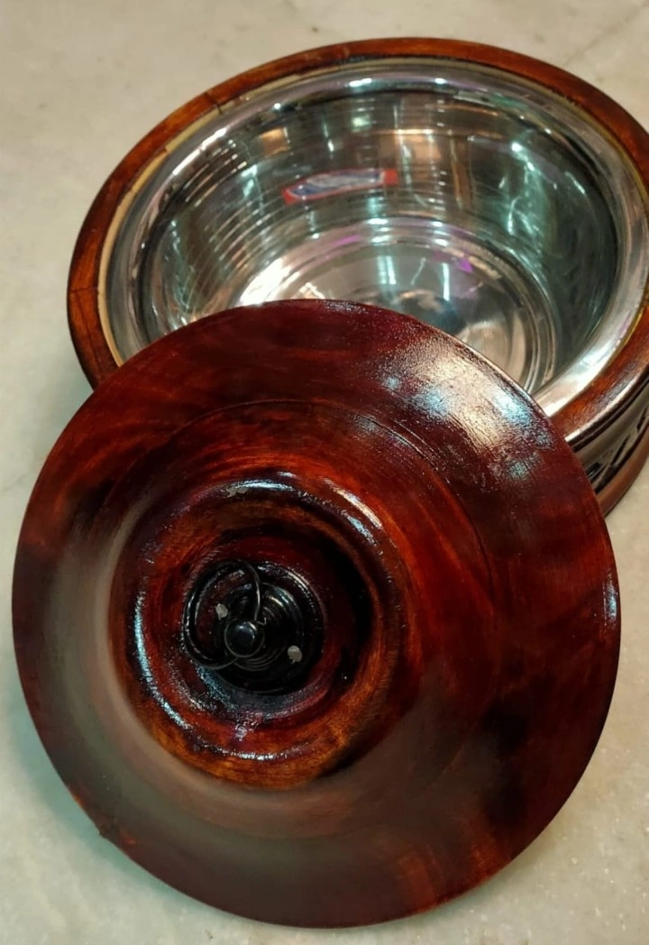 Chapati Box 9" with steel