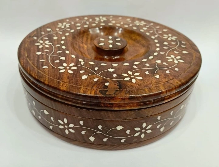 Masala box White work 10" - Image 4