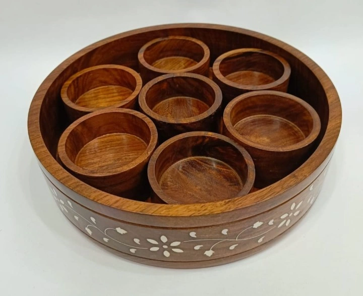 Masala box White work 10" - Image 5