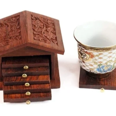 Hut Coaster Sheesham