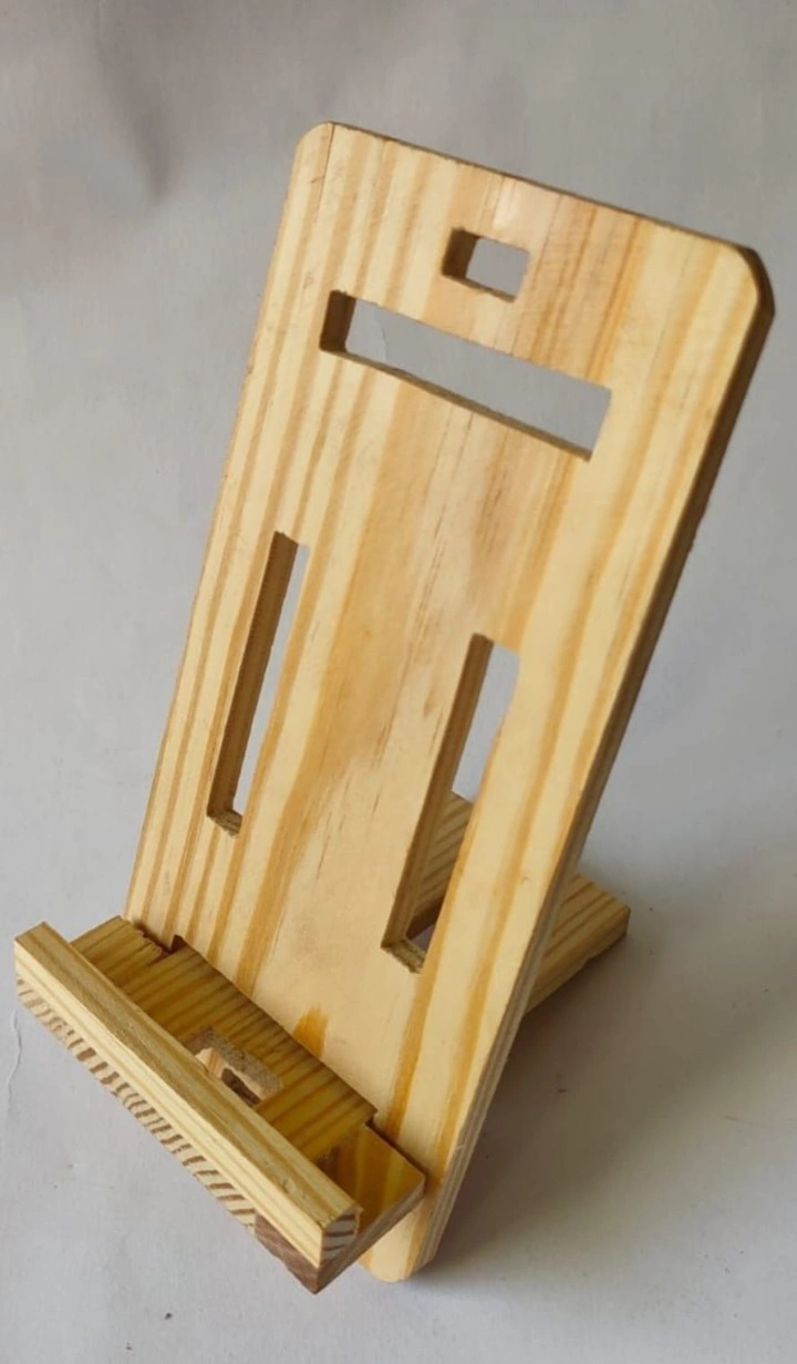 Pine Wood Mobile Stand