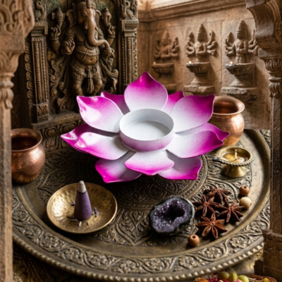 Tea Light Flower Candle