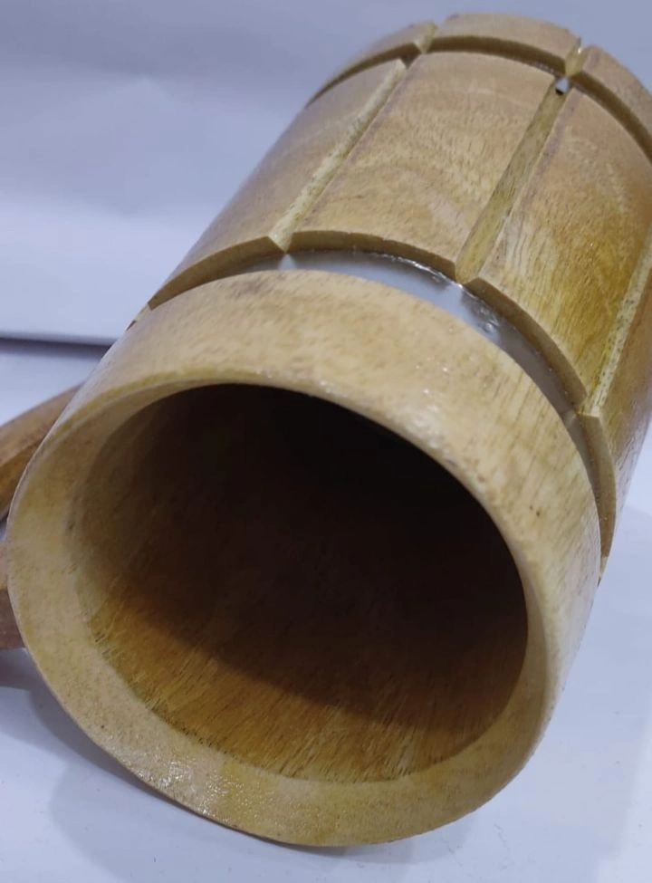 Beer Mug Mango Wood - Image 2