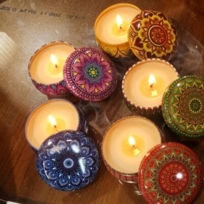 Mandala Tin Jars 67mm