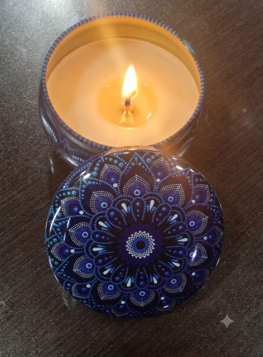 Mandala Tin Jars 67mm - Image 5