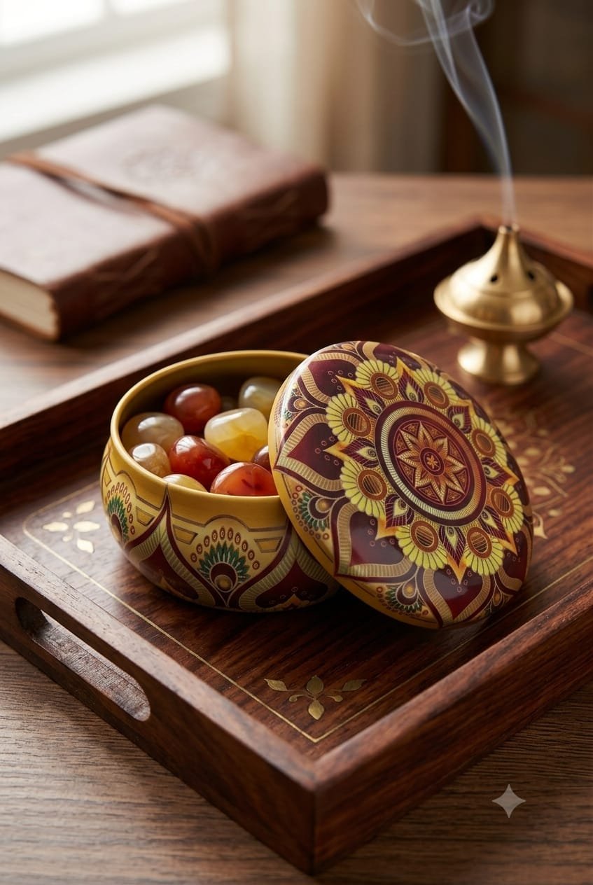 Mandala Tin Jars 67mm - Image 4