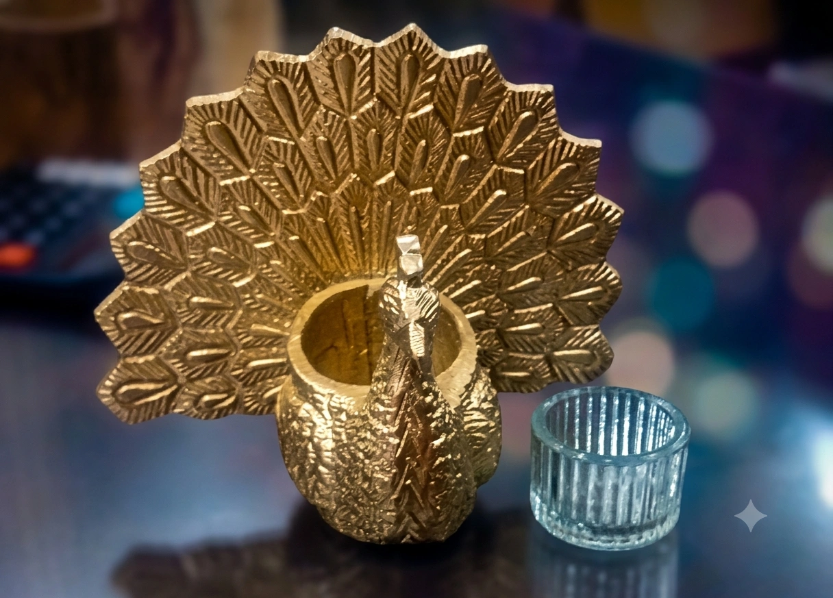 Mayura Peacock Candle - Image 5